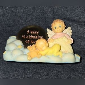 A Baby Is A Blessing Of Love Baby Angel Figurine